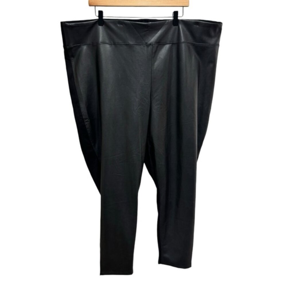 Pennington's In Every Story Black Faux Panel Front Leggings Size 4x